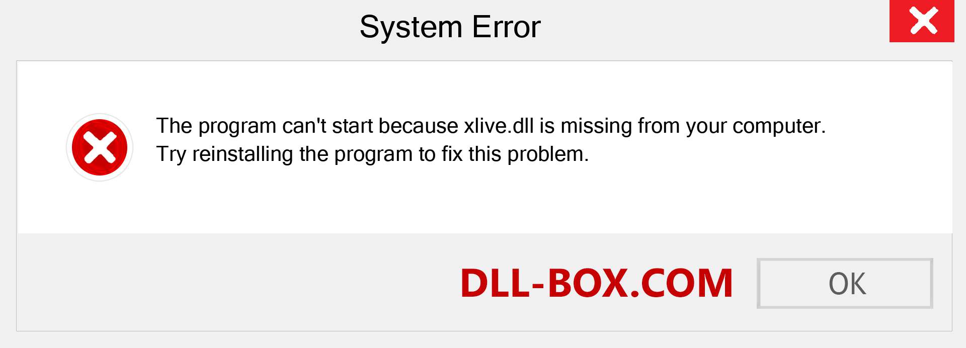  xlive.dll file is missing?. Download for Windows 7, 8, 10 - Fix  xlive dll Missing Error on Windows, photos, images